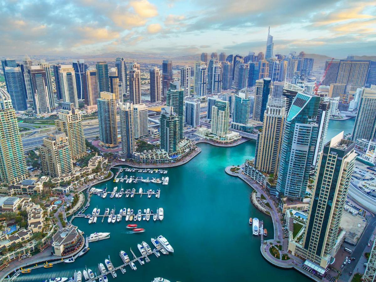 Cosmos Living Modern Studio Near Dubai Marina Exterior photo